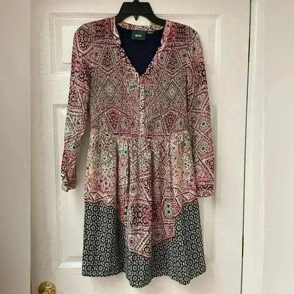 Maeve Dresses & Skirts - Maeve Anthropologie Womens long sleeve mini dress size S